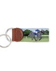 Glaze & Gordon 'The Going Is Good' Horse Racing Needlepoint Key Fob - 10% to Greatwood Charity for Former Racehorses