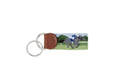Glaze & Gordon 'The Going Is Good' Horse Racing Needlepoint Key Fob - 10% to Greatwood Charity for Former Racehorses