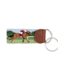 Glaze & Gordon 'The Going Is Good' Horse Racing Needlepoint Key Fob - 10% to Greatwood Charity for Former Racehorses