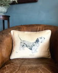 Cecil Aldin "Turpentine" Rough Coated Dachshund Cushion