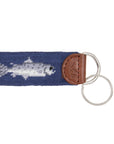 Glaze & Gordon Salmon Needlepoint Key Fob - 15% of sales go to the Atlantic Salmon Trust