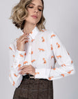 Hartwell Lydia Ladies Foxes Print Shirt