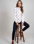 Hartwell Layla 2 Pheasants Print Shirt