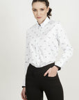 Hartwell Layla Black Pheasants Print Shirt