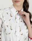 Hartwell Layla Forest Party Print Shirt