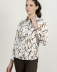 Hartwell Layla Ladies White Chains Shirt