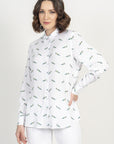 Hartwell Lydia Ladies Peacocks Print Shirt