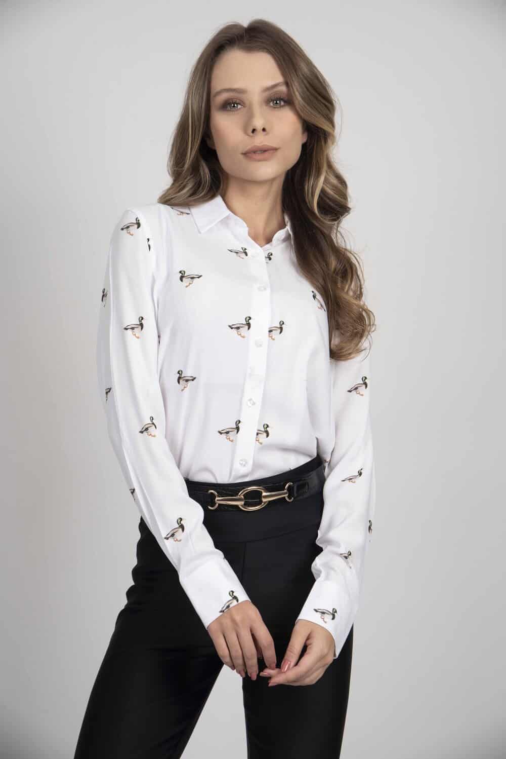 Hartwell Lydia Ladies Mallard Print Shirt