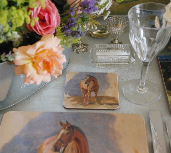 Munnings "Study of a Bay Horse 'Master'" Coaster
