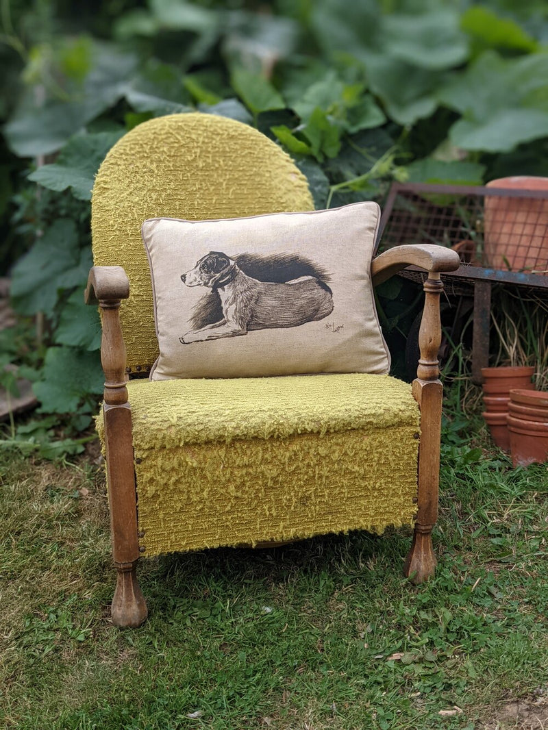 Cecil Aldin "A Terrier In Profile"  Cushion