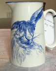 Muffet Monro Blue & White 1.5 Pint Jug - Various Wildlife Designs