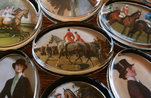 Munnings "Point to Point" Paperweight