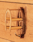 Berlin Brass & Wood Fancy Horseshoe Bridle Hanger