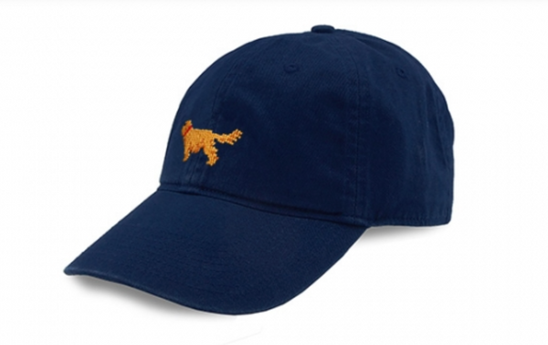 Smathers & Branson Needlepoint Golden Retriever Hat