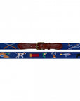 Smathers & Branson Southern Sportsman (Blue) Needlepoint Belt