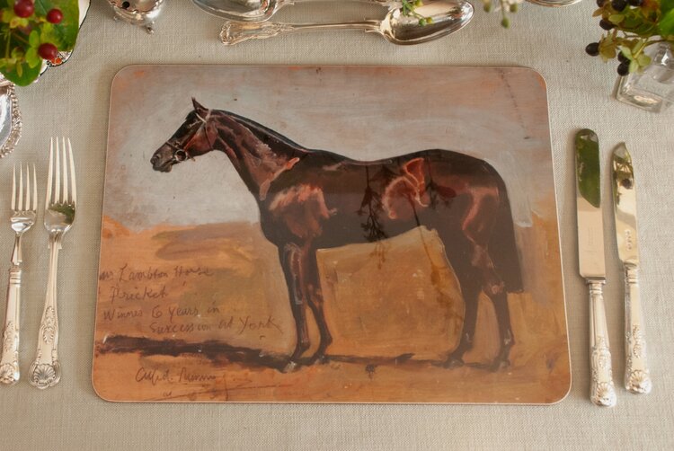 Munnings "Study of Mr Lambton's Horse, Pricket" Serving Mat