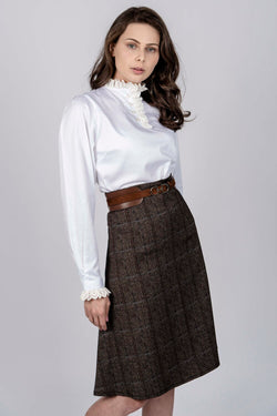 Hartwell Tracey White Frill Shirt