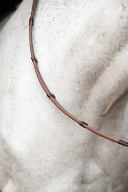 Glaze & Gordon Full Rubber Cross Country Reins with Stoppers & Brass Buckle Ends