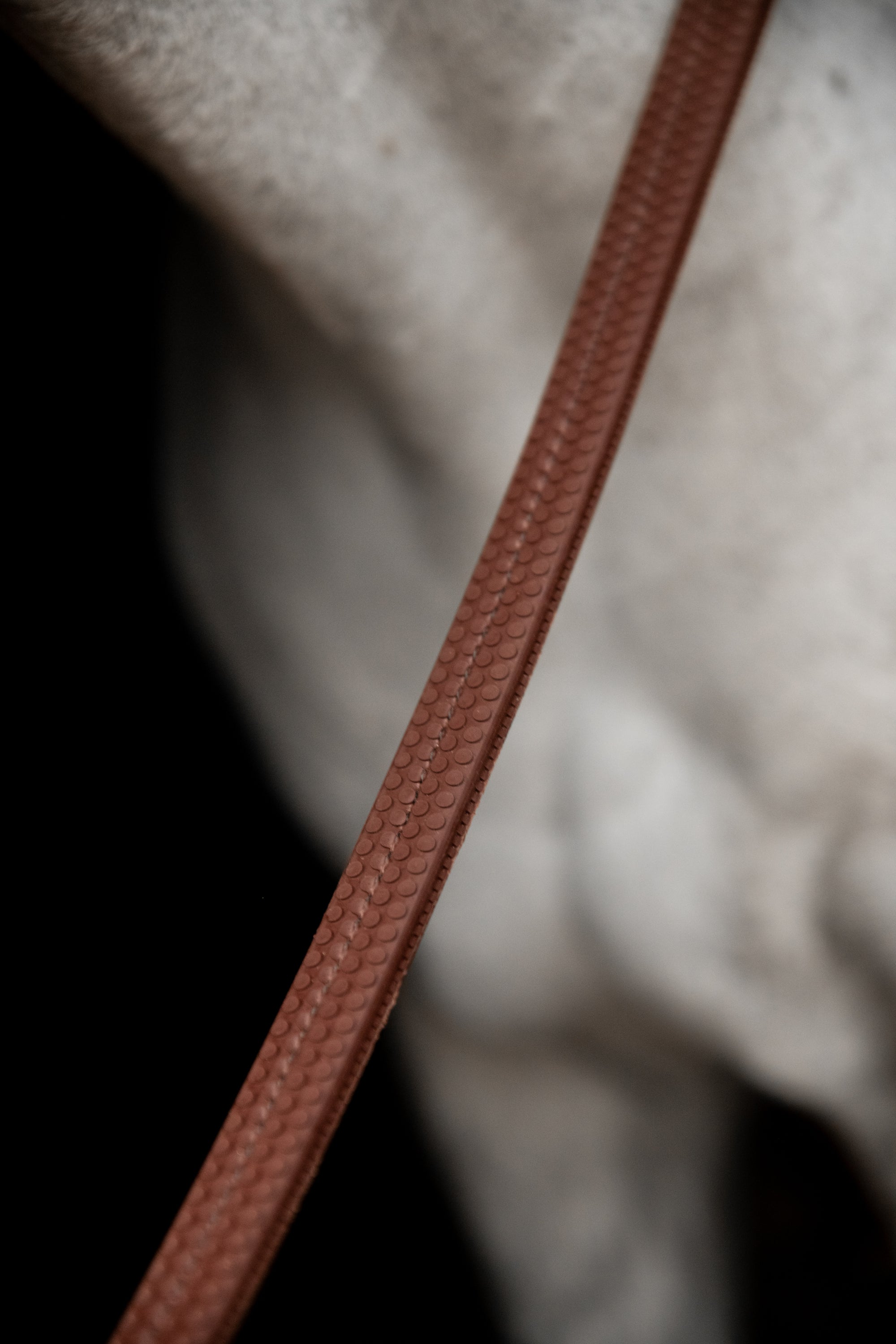 Glaze &amp; Gordon Luxury Full Rubber Reins With Brass Buckle Ends