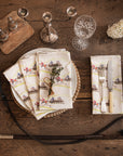 Glaze & Gordon 'The Hunt Jump' Set of 4 Napkins