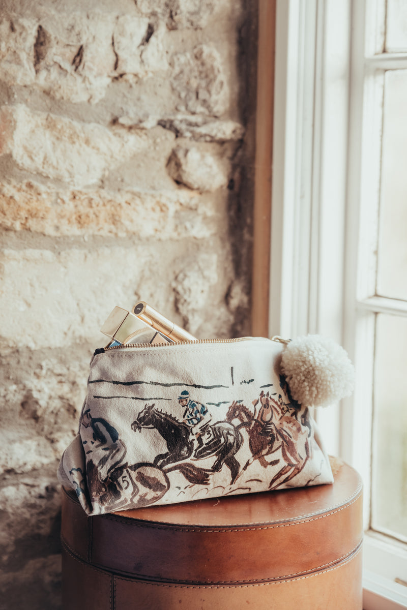 Henry Dry Goods Derby Days Clark Cosmetic Bag