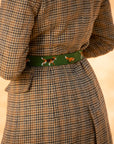 Smathers & Branson Fox and Hound Needlepoint Belt - Seen in The Field Magazine.