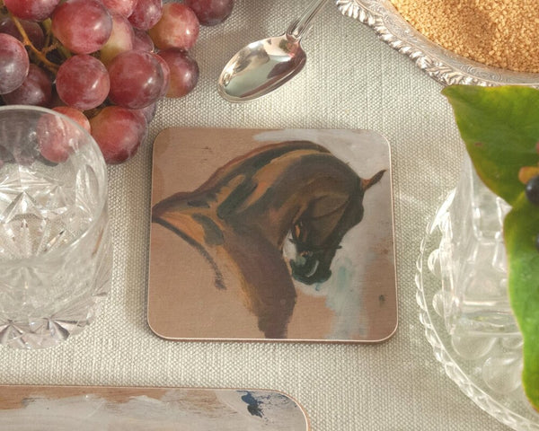 Munnings "Study of a Racehorse Head" Coaster