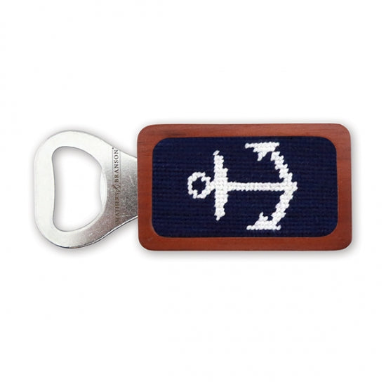 Smathers &amp; Branson Anchor Needlepoint Bottle Opener