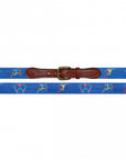 Smathers & Branson Ski Tricks Needlepoint Belt