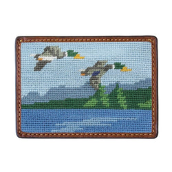 Smathers & Branson Great Outdoors Needlepoint Card Wallet