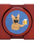 Smathers & Branson Booze Hounds Needlepoint Coaster Set