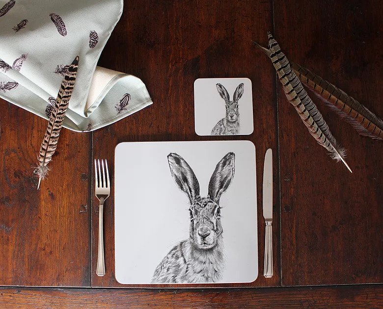 Sophie Botsford Hare Placemat