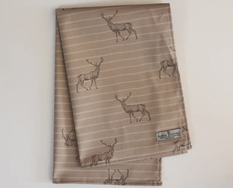 Sophie Botsford Stag Tea Towel