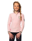 Goode Rider Girls Long Sleeve Champion Polo Shirt - Kids