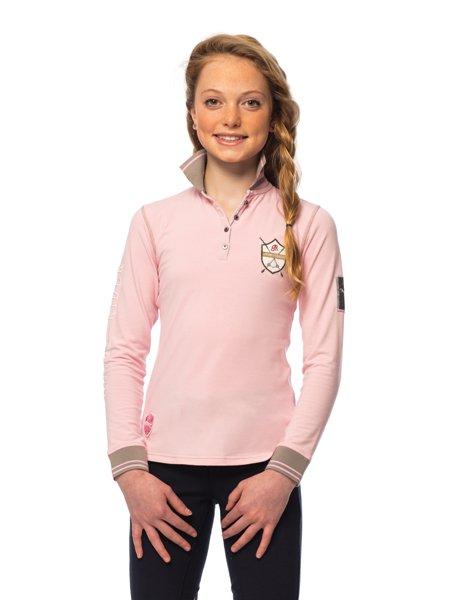 Goode Rider Girls Long Sleeve Champion Polo Shirt - Kids