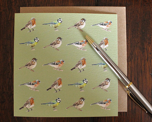 Sophie Botsford Garden Birds Greetings Card