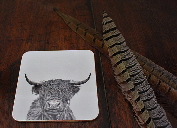 Sophie Botsford Highland Cow Coaster