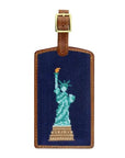 Smathers & Branson Statue of Liberty Needlepoint Luggage Tag