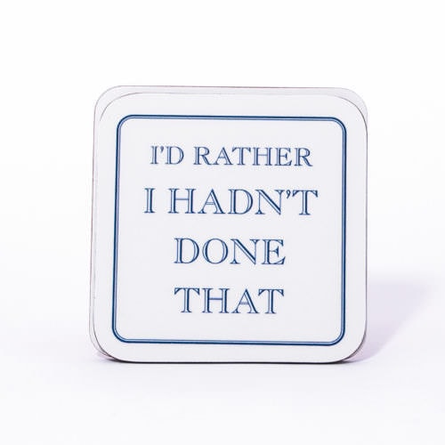 Glaze &amp; Gordon I&#39;d Rather Be.. Coasters