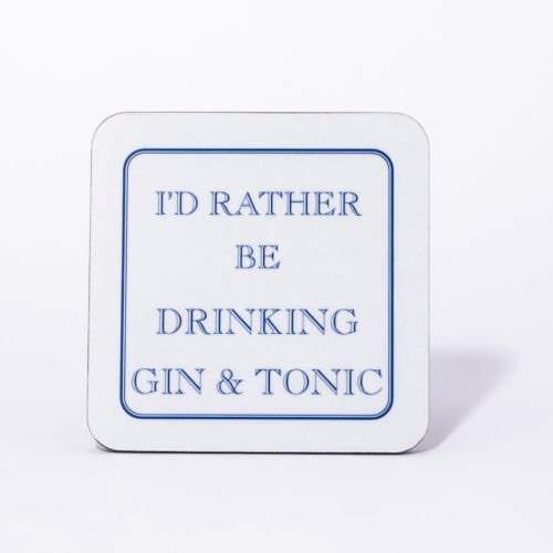 Glaze &amp; Gordon I&#39;d Rather Be.. Coasters