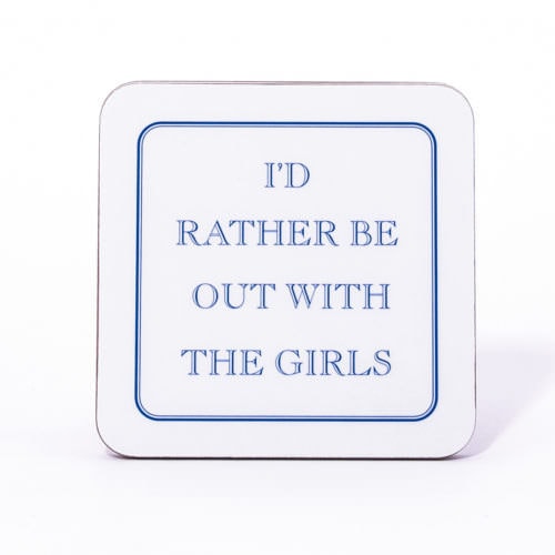 Glaze &amp; Gordon I&#39;d Rather Be.. Coasters