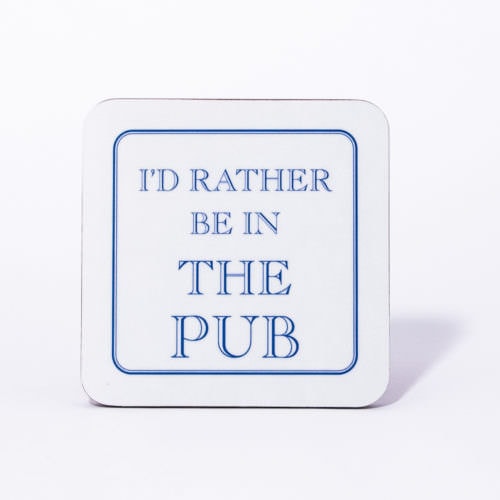 Glaze &amp; Gordon I&#39;d Rather Be.. Coasters