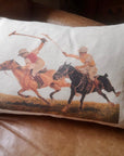 Ox Bow Decor Polo Match Knife Edge Lumbar Pillow