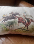 Ox Bow Decor Horses Over The Fence Knife Edge Lumbar Pillow