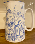 Muffet Monro Blue & White 1.5 Pint Jug - Various Wildlife Designs