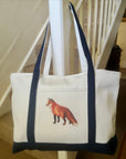 Ox Bow Decor Fox Large Tote Bag