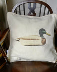 Ox Bow Decor Mallard Duck Cord Edge Cushion