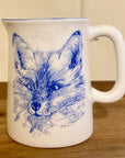 Muffet Monro Blue & White Mini Jug - Various Wilflife Designs