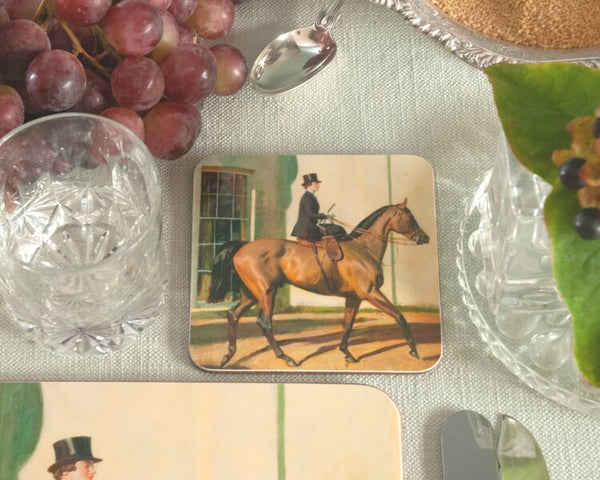 Munnings "My Wife & My Horse & Myself" Coaster