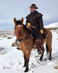 Outback Unisex Long Oilskin Coat - The Low Rider Duster - Brown